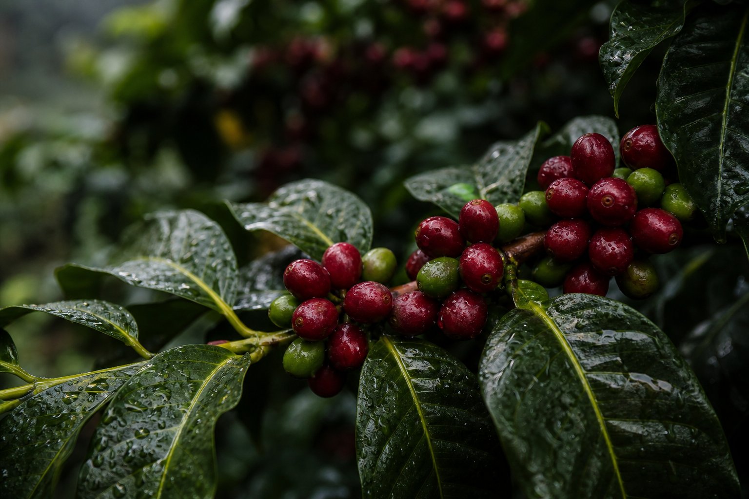 Java Ijen coffee plant